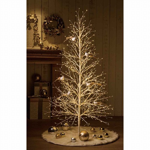 ★58-300-66-1 LEDブランチツインクルクリスマスツリースタンド(高さ150cm)