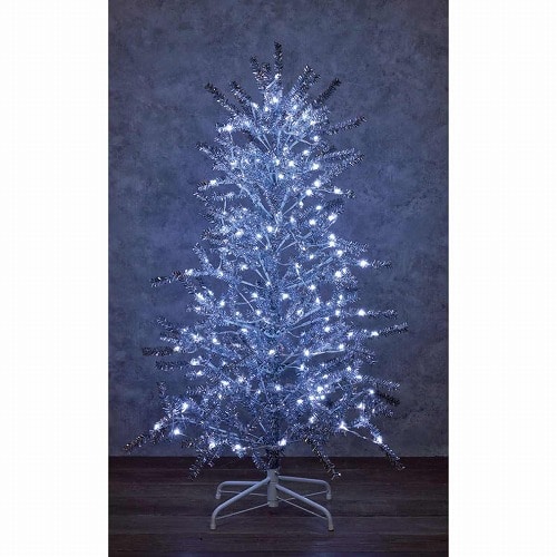 ★58-300-69-1 LEDティンセルクリスマスツリー 120cm