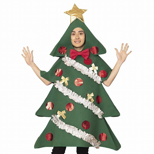 ★58-303-48-1 スーパークリスマスツリーマン着ぐるみ大人用フリー