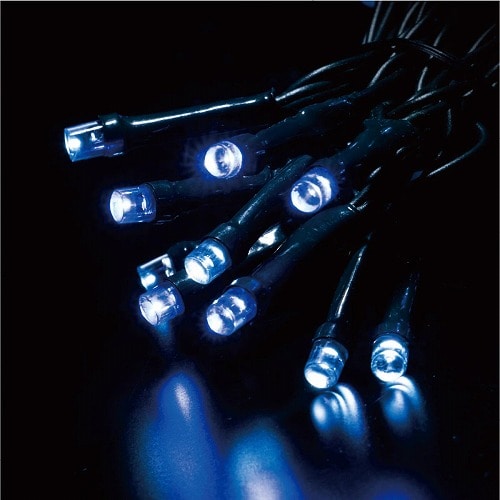 ★58-32-2-1 LEDクリスマスツリー用ライト(ブルー&ホワイト) 100球