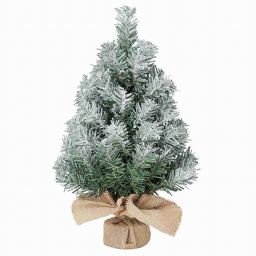 ★58-33-1-4 ミニラップクリスマスツリー オーナメントセット別売スノー 高さ45cm