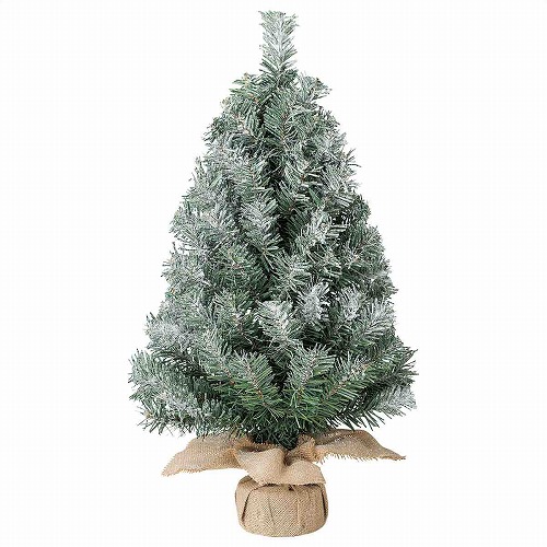 ★58-33-1-5 ミニラップクリスマスツリー オーナメントセット別売スノー 高さ60cm