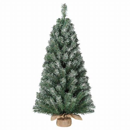 ★58-33-1-6 ミニラップクリスマスツリー オーナメントセット別売スノー 高さ90cm