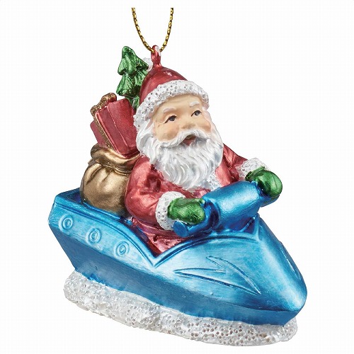 ★58-38-2-5 レジンサンタオーナメント(ボブスレー)
