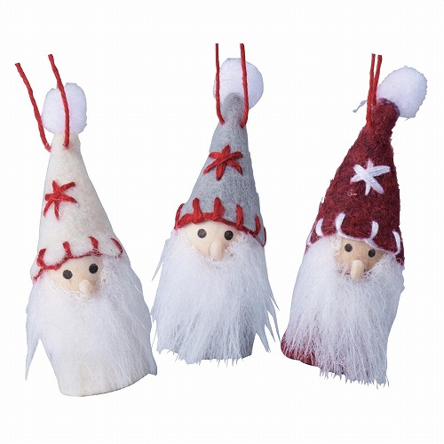 ★58-38-3-1 ドールオーナメントセット(サンタ)