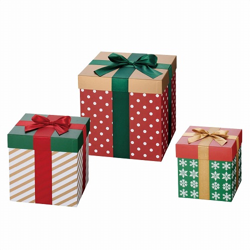 ★58-41-4-1 3個 ギフトボックスセット 装飾用