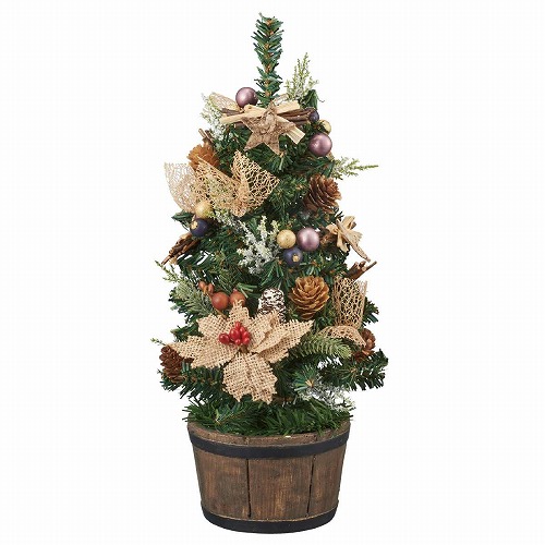 ★58-43-3-1 卓上ミニツリー 33cm ナチュラル