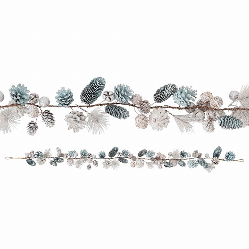 ★58-49-3-1 ナチュラルガーランド ホワイトブルー