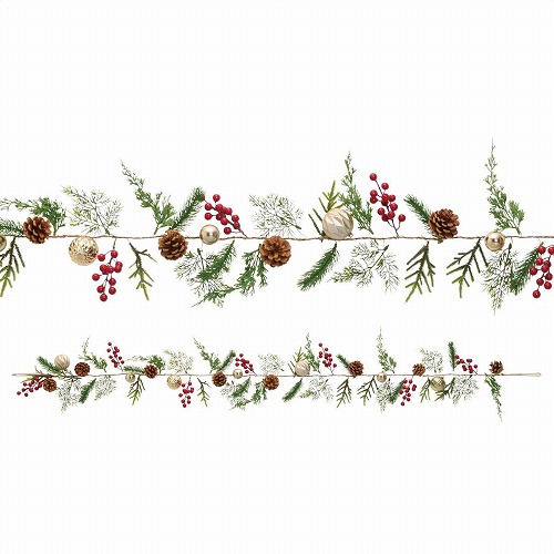 ★58-50-4-1 ナチュラル クリスマスガーランド