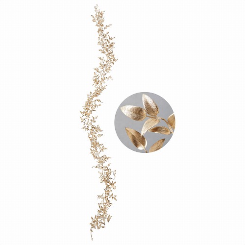 ★58-57-4-1 ルナスマイラックス造花ガーランドゴールド