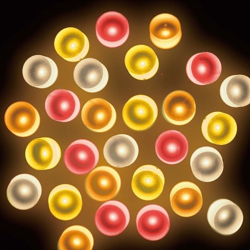 ★58-60-3-1 連結可LED100球イルミネーションストレートライト ウォームミックス