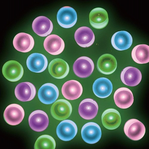 ★58-60-3-2 連結可LED100球イルミネーションストレートライト マジカルミックス