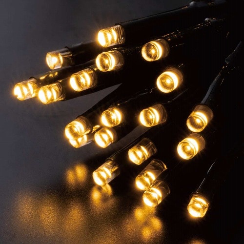 ★58-60-5-2 LED300球イルミネーションストレートライトゴールド