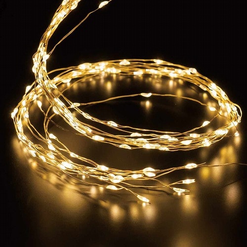 ★58-60-6-1 LED 1200球 ワイヤーフォール イルミネーションライト