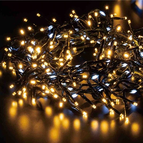 ★58-61-1-3 LED 300球 ストリーマーエフェクトライトゴールド