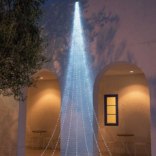 ★58-64-1-3 LED 672球ドレープライト(5m)ホワイト