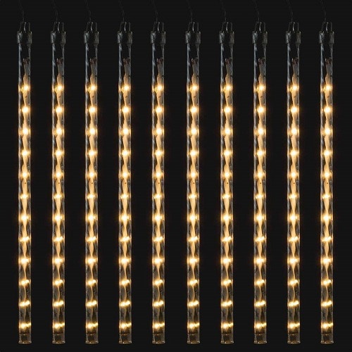 ★58-69-2-1 LEDスノードロップ 10連ゴールド30cm