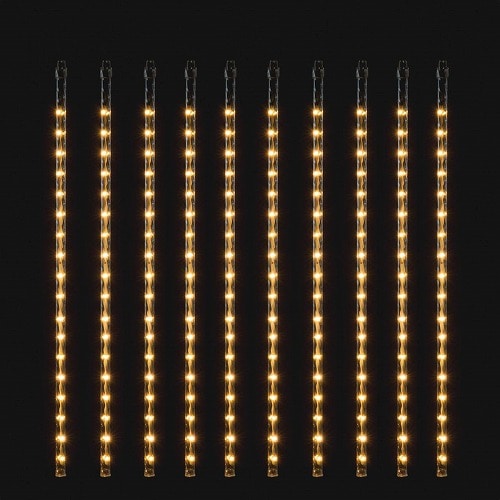 ★58-69-2-2 LEDスノードロップ 10連ゴールド49cm