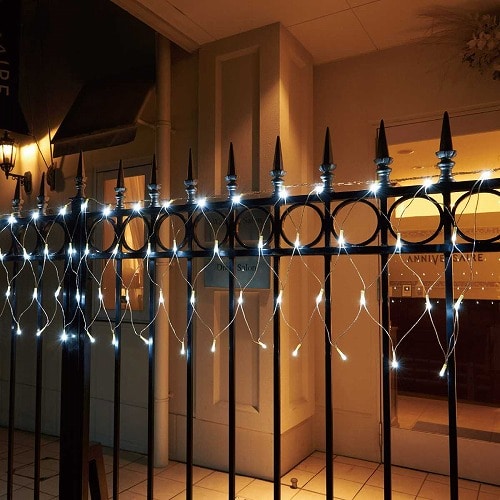 ★58-72-1-1 LED 96球 ネックレスライト300×50cmホワイト