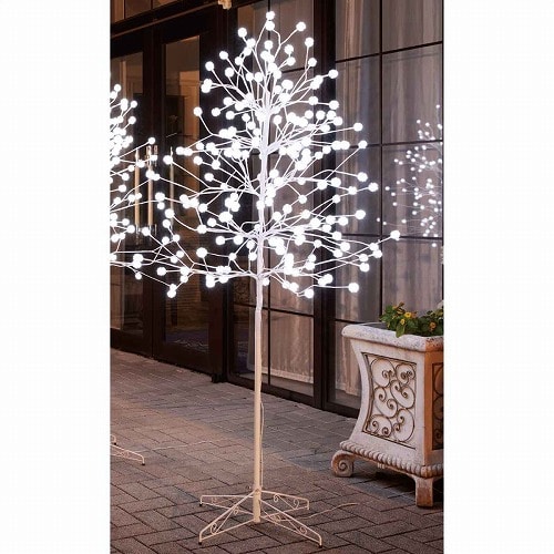 ★58-76-4-1 LEDケサランパサラン立ち木ライト184cm