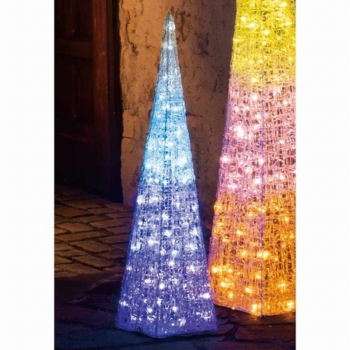 ★58-78-1-1 LEDプリンセスクリスマスツリーライト高さ90cm ブルー