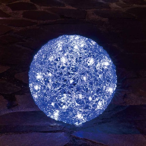 ★58-78-2-1 LEDプリンセスボールライト小 ブルー