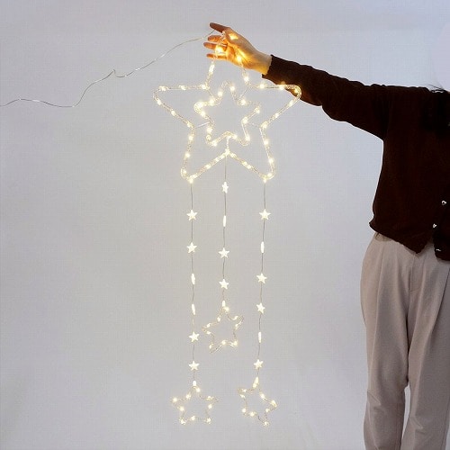 ★58-82-1-1 LEDクリスタルモチーフライトスター