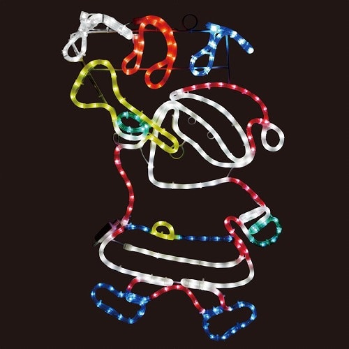 ★58-84-1-1 LEDチューブライト ミュージカルサンタ高さ70cm