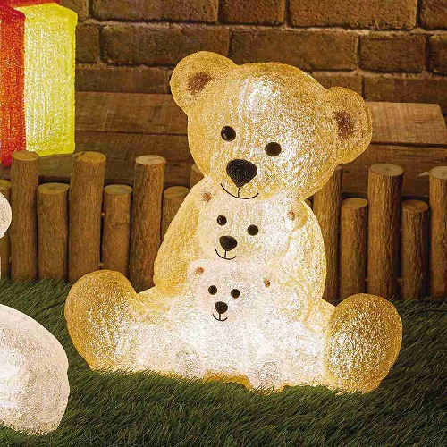 ★58-86-8-1 LEDブリリアントモチーフライト ベアトリプルベア