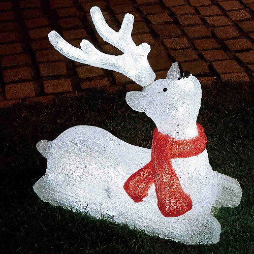 ★58-87-15-2 LEDブリリアントモチーフライト トナカイ おすわり