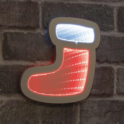 ★58-90-1-4 LEDインフィニティーミラーライト6連ソックス