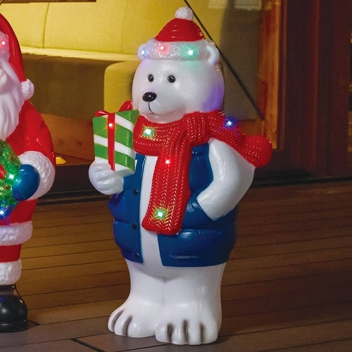 ★58-90-3-3 LEDブローライトシロクマ