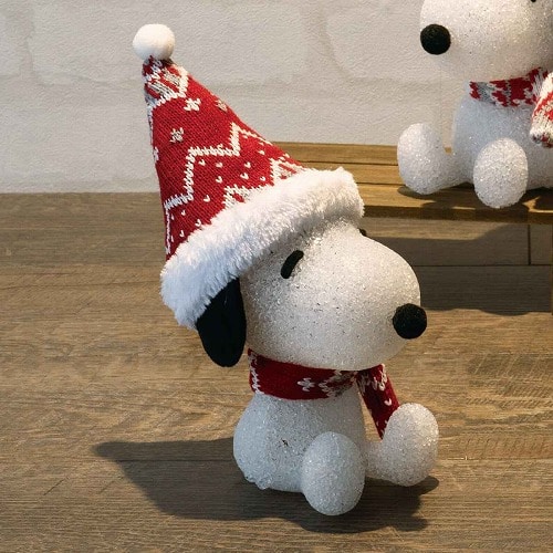 ★58-92-1-2 クリスマスライト スヌーピー(レッド)