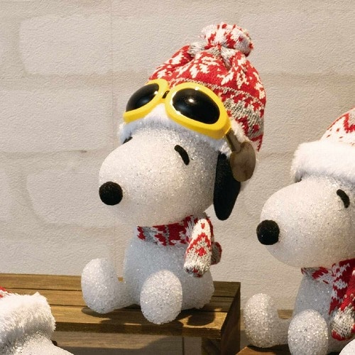 ★58-92-1-5 クリスマスライト スヌーピー(ゴーグルレッド)