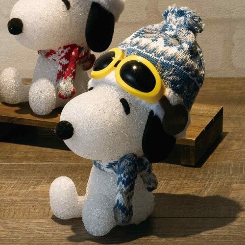 ★58-92-1-6 クリスマスライト スヌーピー(ゴーグルブルー)