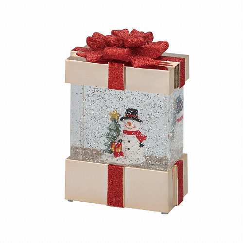 ★58-93-8-1 LEDスノーイングライト ギフトスノーマン