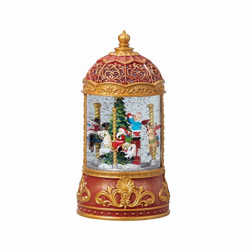 ★58-94-3-1 LEDスノーイングライト メリーゴーランド