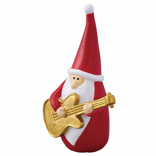 ★58-96-2-2 ミュージカルサンタスタンド高さ15cm(ギター)