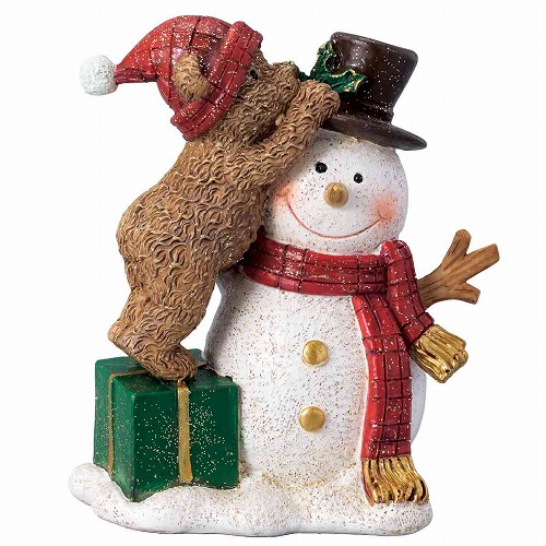 ★58-96-3-2 クリスマスベアースタンド(スノーマン)