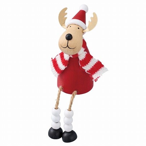 ★58-98-2-3 足ブラクリスマスオブジェトナカイ