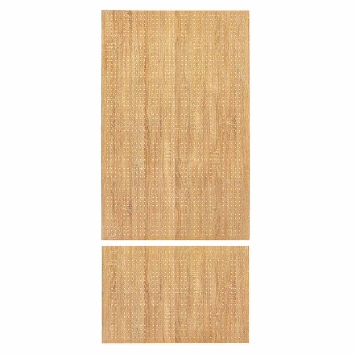 ★61-809-20-4 背面パネル W90cmタイプ 有孔あり ラスティック柄 ラテラル・ロコ用H210cm