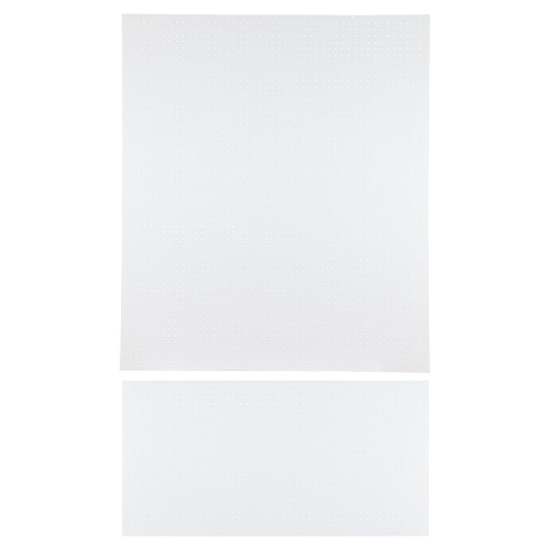 ★61-809-22-4 背面パネル W120cmタイプ 有孔あり ホワイト ラテラル・ロコ用H210cm