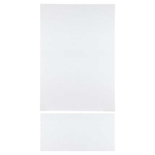 ★61-809-22-5 背面パネル W120cmタイプ 有孔あり ホワイト ラテラル・ロコ用H240cm