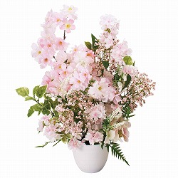 ★53-1-6-1 ボリューム桜造花アレンジ