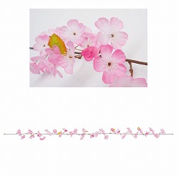 ★53-10-1-1 桜ガーランド(造花)