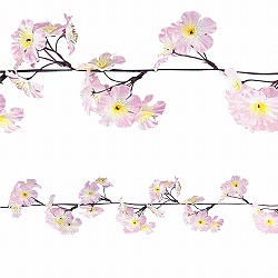 ★53-10-2-1 3本 桜ガーランドセット(造花)