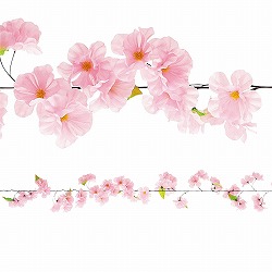 ★53-10-3-1 2本 ガーランド ラージチェリーセット