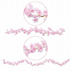 ★53-10-5-1 さくらガーランド(造花)