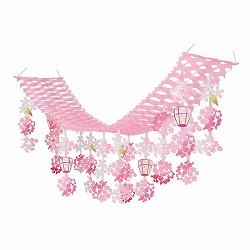 ★53-11-5-1 ぼんぼり桜プリーツハンガー