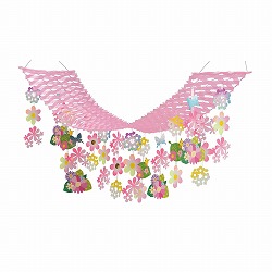 ★53-13-5-1 カラフルフラワープリーツハンガー